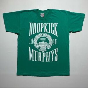 Dropkick Murphys Green Graphic Tee Bayside Xlarge band tee tshirt